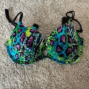 VS Very Sexy Push Up Leopard Print Bra | 34C